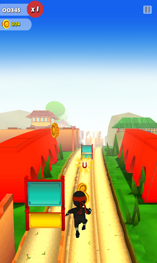 Ninja Runner 3D - Gameplay image of android game