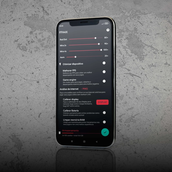 FFH4X - Sensitivity - Image screenshot of android app