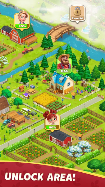 Family Farm Match - عکس بازی موبایلی اندروید