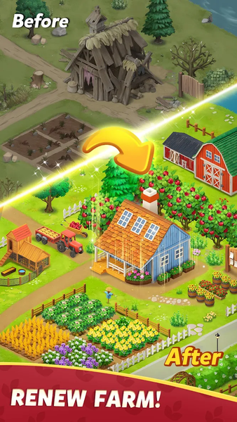 Family Farm Match - عکس بازی موبایلی اندروید