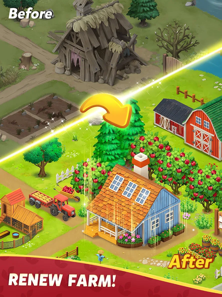 Family Farm Match - عکس بازی موبایلی اندروید