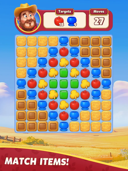 Family Farm Match - عکس بازی موبایلی اندروید