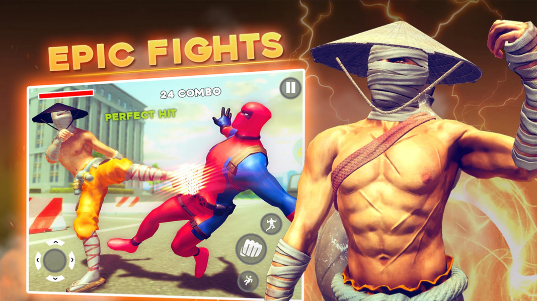 Spider Hero: Gun Fighter Games - عکس بازی موبایلی اندروید