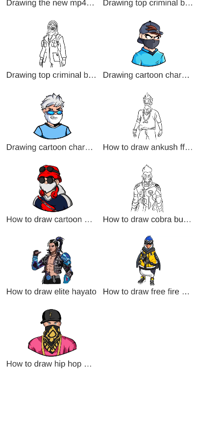 Free Fire Character Drawing Easy Guide - Here're Some Inspiring Samples!