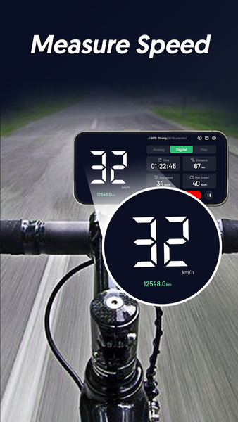 GPS Speedometer - عکس برنامه موبایلی اندروید