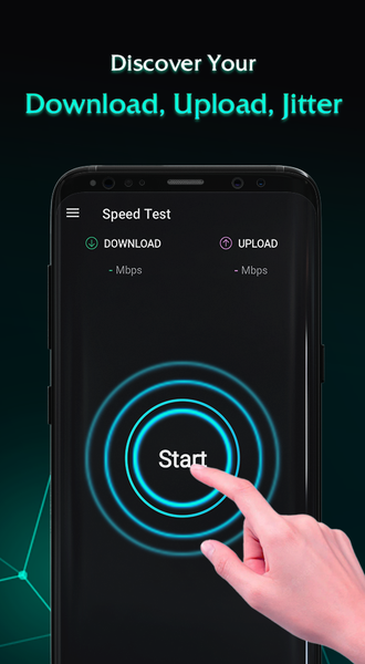 Speed Test - Net Speed Meter - عکس برنامه موبایلی اندروید