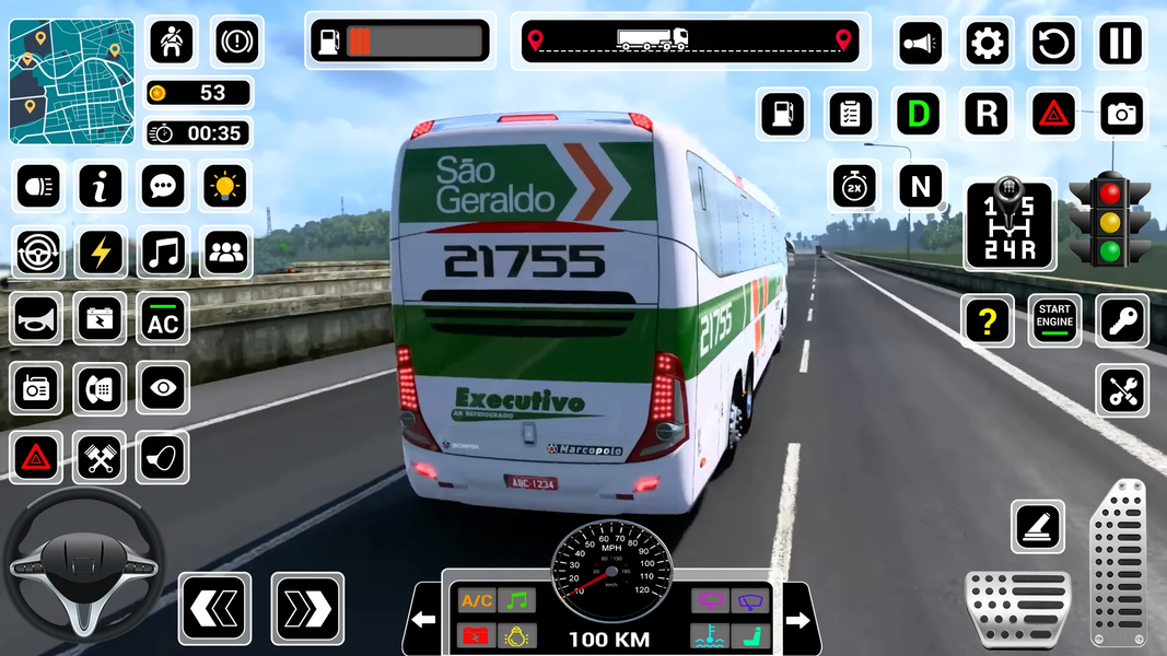 Bus Simulator: City Coach Game - عکس بازی موبایلی اندروید