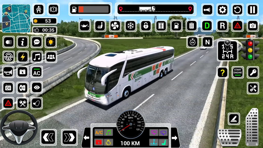 Bus Simulator: City Coach Game - عکس بازی موبایلی اندروید