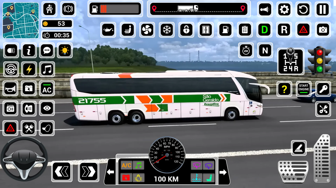 Bus Simulator: City Coach Game - عکس بازی موبایلی اندروید