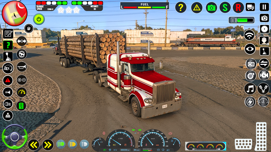 American Cargo Truck Games Sim - عکس بازی موبایلی اندروید