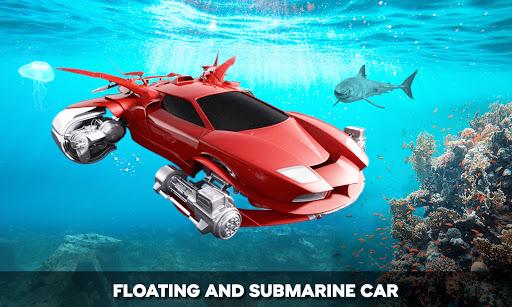 Floating Underwater Car Sim - Gameplay image of android game