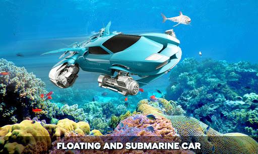 Floating Underwater Car Sim - Gameplay image of android game
