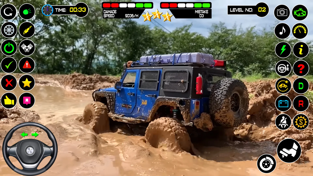 Jeep Simulator Offroad Jeep ۳d - عکس بازی موبایلی اندروید