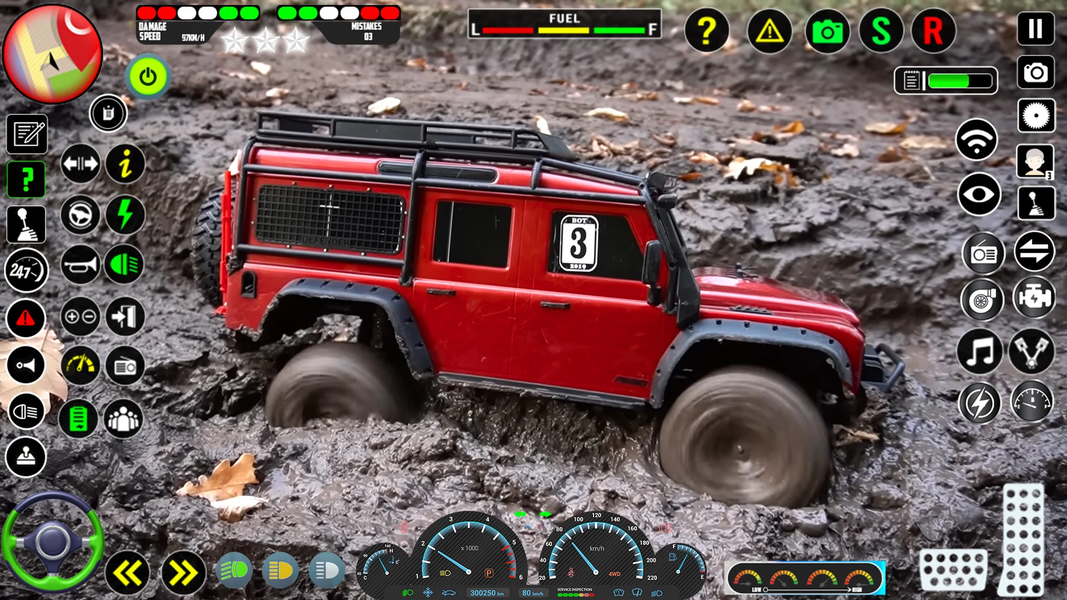 Jeep Simulator Offroad Jeep 3d - Gameplay image of android game