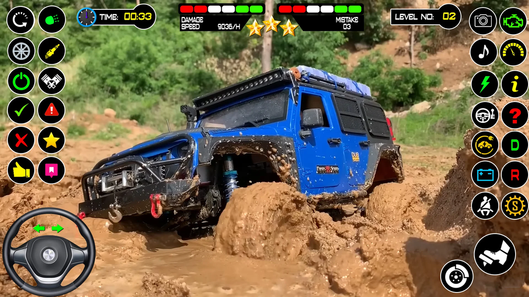Jeep Simulator Offroad Jeep ۳d - عکس بازی موبایلی اندروید