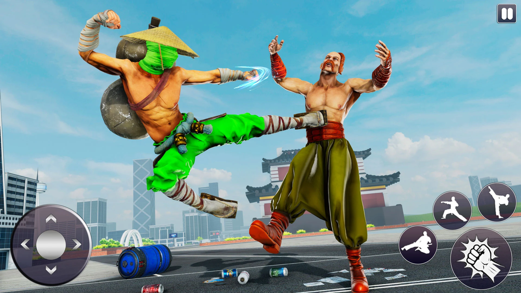 Kung Fu Karate Action Fighter - Gameplay image of android game
