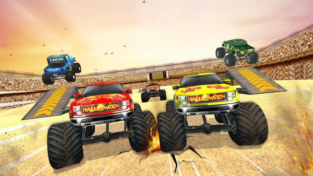 Monster Truck Crash Stunt Game - Image screenshot of android app