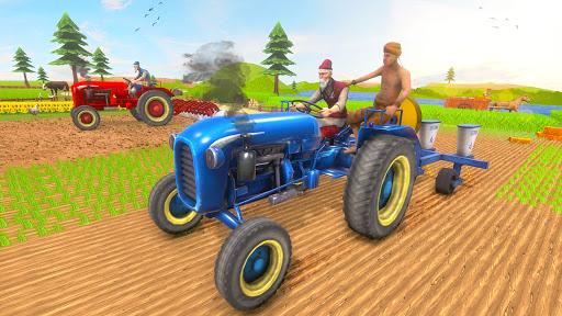 Real Tractor Farmer Simulator - Gameplay image of android game