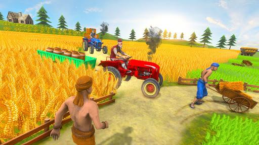 Real Tractor Farmer Simulator - Gameplay image of android game