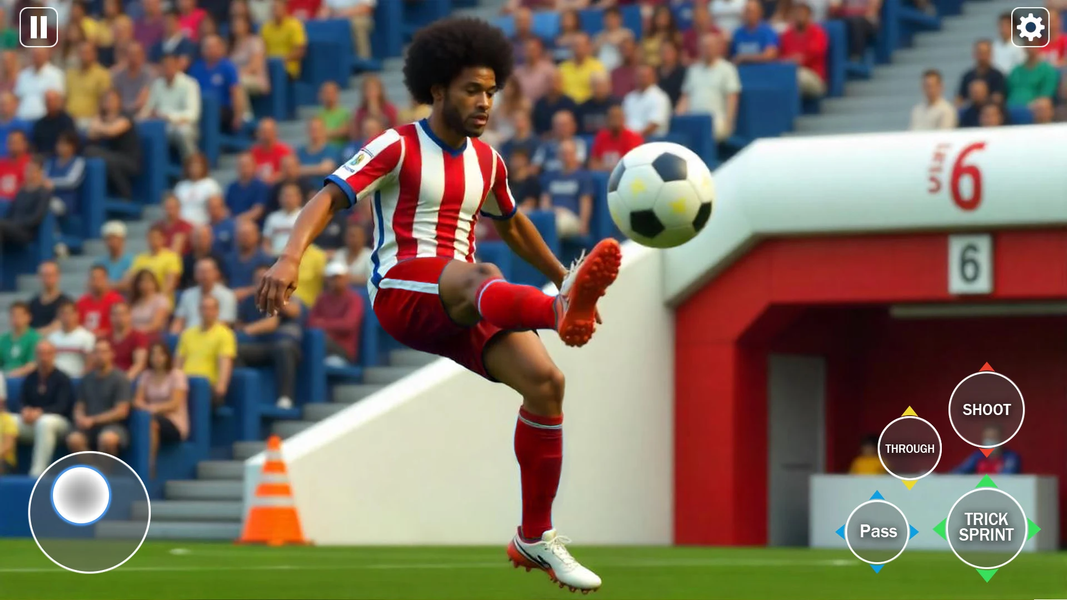 World Football 3D Soccer Game - Gameplay image of android game