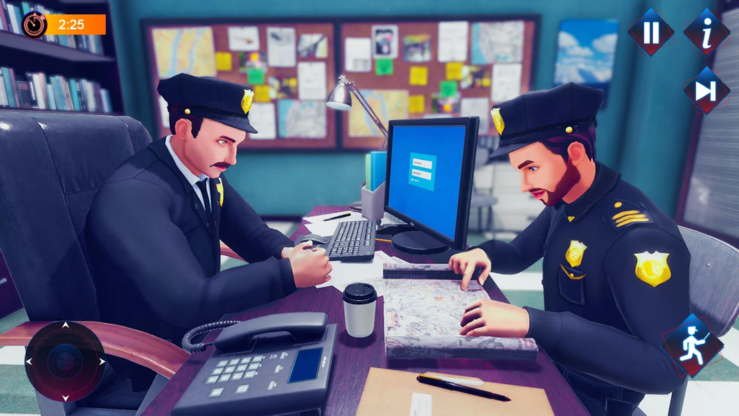 Police Cop Simulator Duty Game - Gameplay image of android game