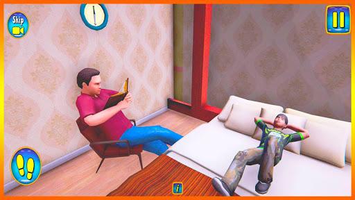 Happy Virtual Family Simulator - Family Dad Life - Gameplay image of android game