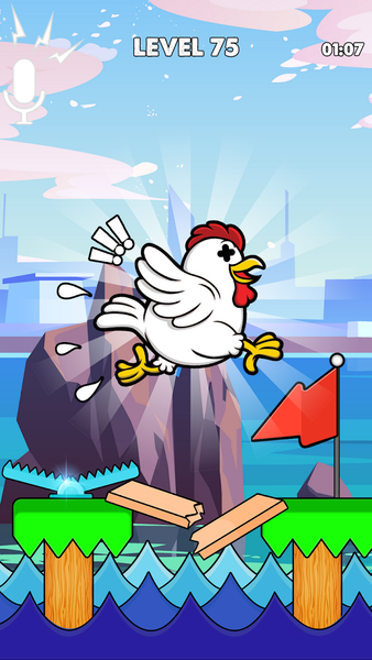 Chicken Scream Challenge Games - Gameplay image of android game