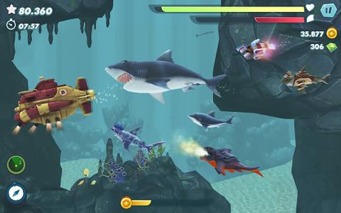 Hungry Shark Evolution  - کوسه‌ی گرسنه - عکس بازی موبایلی اندروید