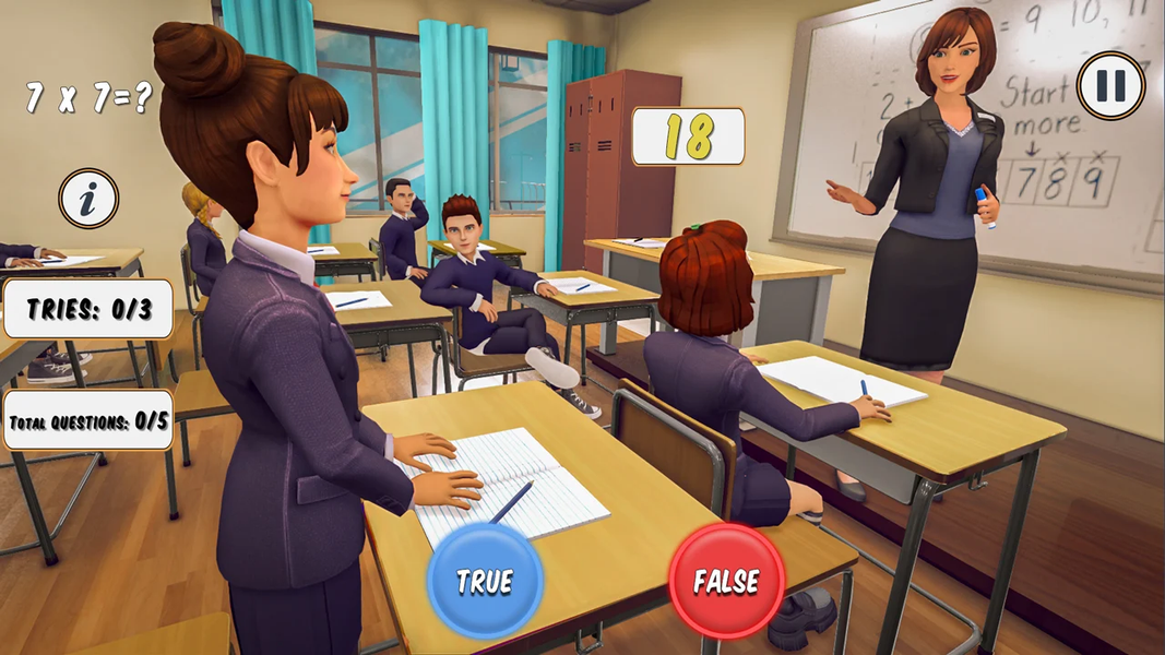 High School Teacher Simulator - Gameplay image of android game