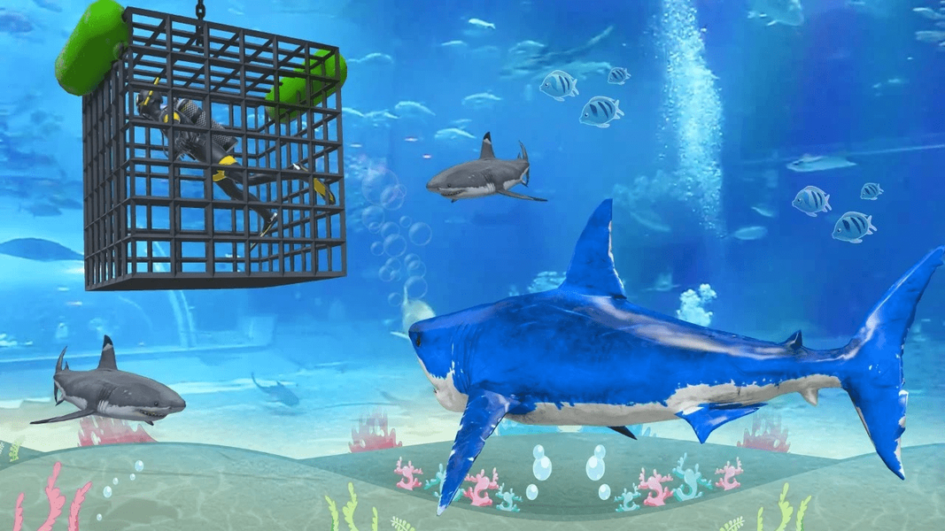 A Shark Survival Games - Gameplay image of android game
