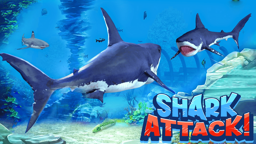 A Shark Survival Games - Gameplay image of android game
