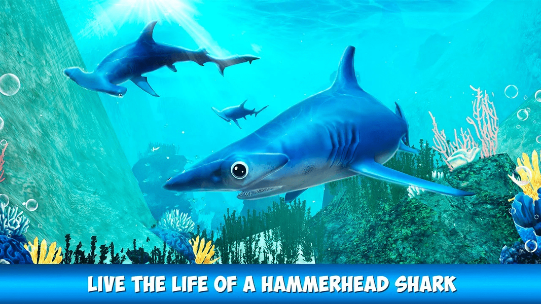 A Shark Survival Games - Gameplay image of android game