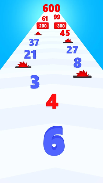 Number Run N Merge Master Game - Gameplay image of android game