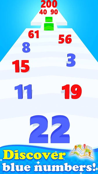 Number Run N Merge Master Game - Gameplay image of android game