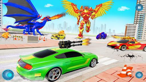 Flying Pigeon Robot Car Game - عکس بازی موبایلی اندروید