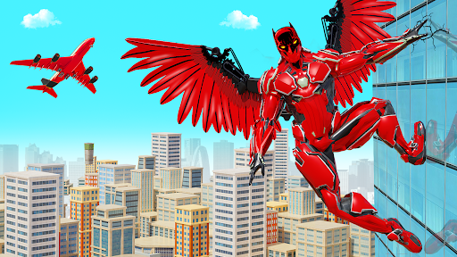 Flying Pigeon Robot Car Game - عکس بازی موبایلی اندروید