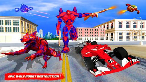 Wolf Robot Car Transform Game - عکس برنامه موبایلی اندروید