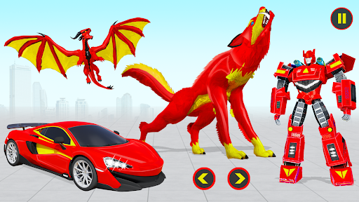 Wolf Robot Car Transform Game - عکس برنامه موبایلی اندروید