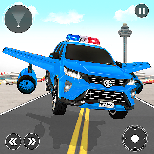 Flying Prado Car Robot Game - Image screenshot of android app