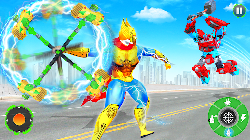 Hammer Hero Robot Rescue City - عکس بازی موبایلی اندروید