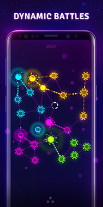 Splash Wars - glow strategy - Gameplay image of android game