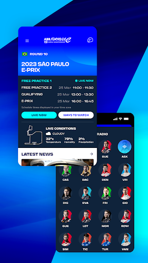Formula E - عکس برنامه موبایلی اندروید