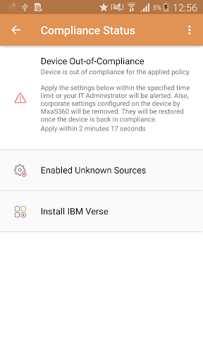IBM MaaS۳۶۰ - عکس برنامه موبایلی اندروید