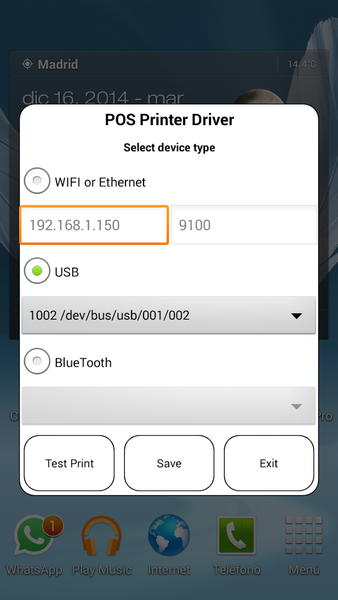 POS PRINTER DRIVER ESC/POS - عکس برنامه موبایلی اندروید