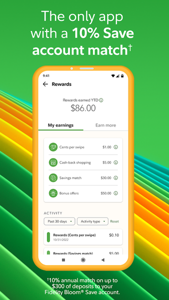 Fidelity Bloom®: Save & Spend - Image screenshot of android app