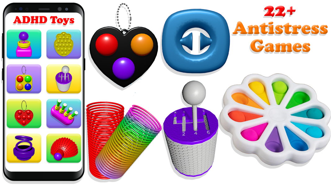 Fidget Toys ASMR Pop it - عکس بازی موبایلی اندروید