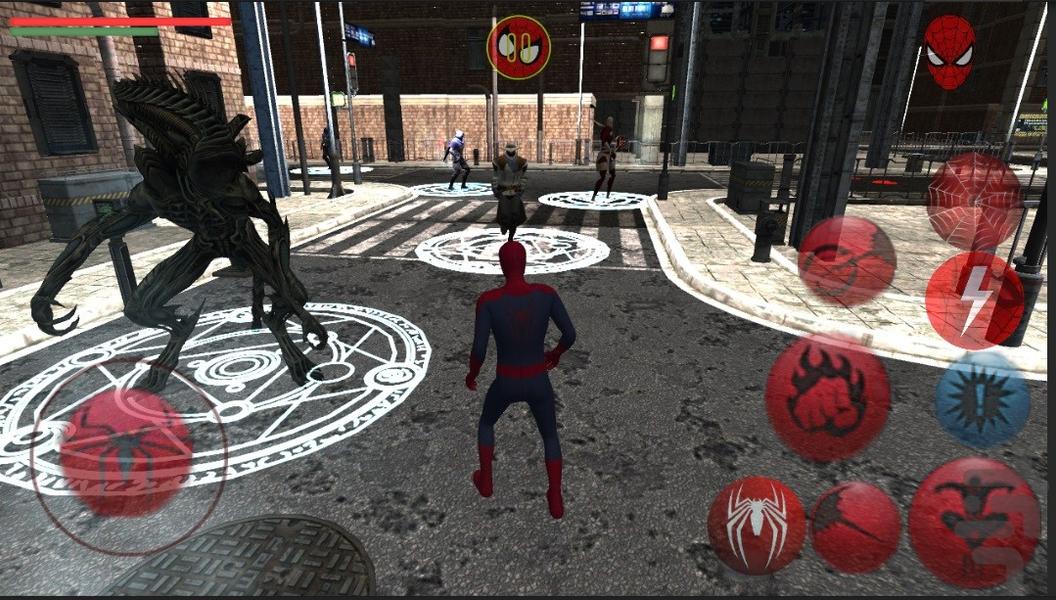 مردعنکبوتی و مردجهنمی - عکس بازی موبایلی اندروید