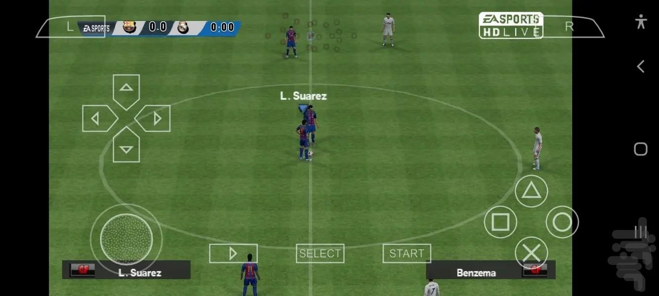 فیفا شبیه ساز psp - Gameplay image of android game