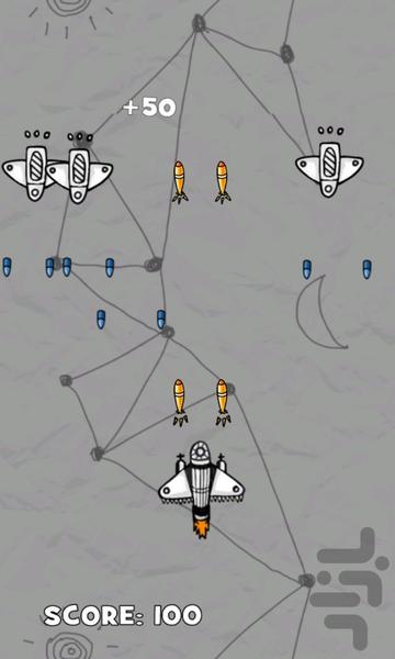 Classic Paper Fighter - Gameplay image of android game