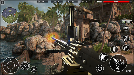 Gunner Navy War Shoot 3d : First-Person Shooters - Gameplay image of android game